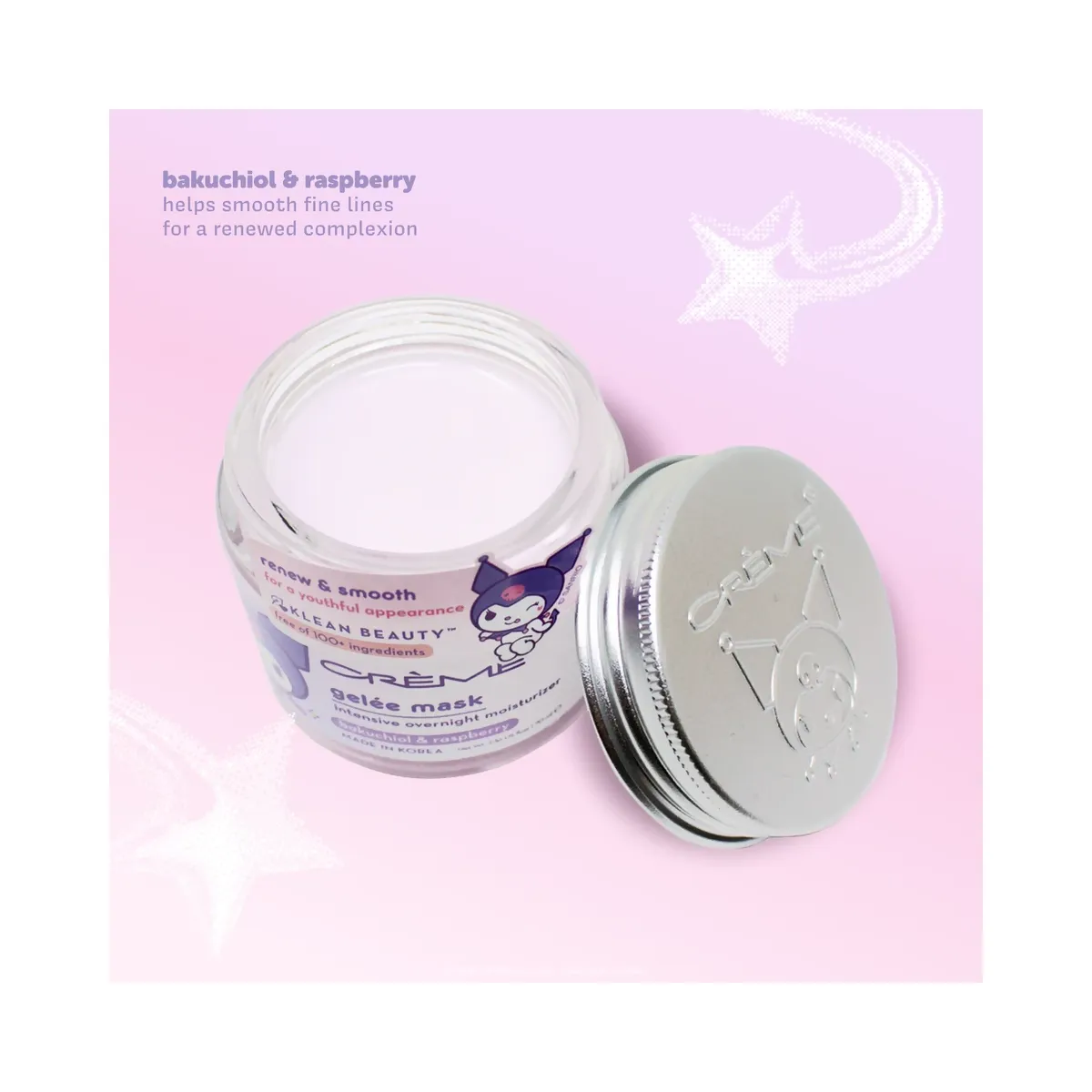 The Crème Shop Sanrio Kuromi Klean Beauty Intensive Overnight Moisture Gelee Mask