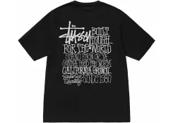 人気 ☆STUSSY☆ DNA PIGMENT DYED T-SHIRT BLACK Laguna Usa Tee Pigment Dyed – Black | Tees | Stüssy Japan
