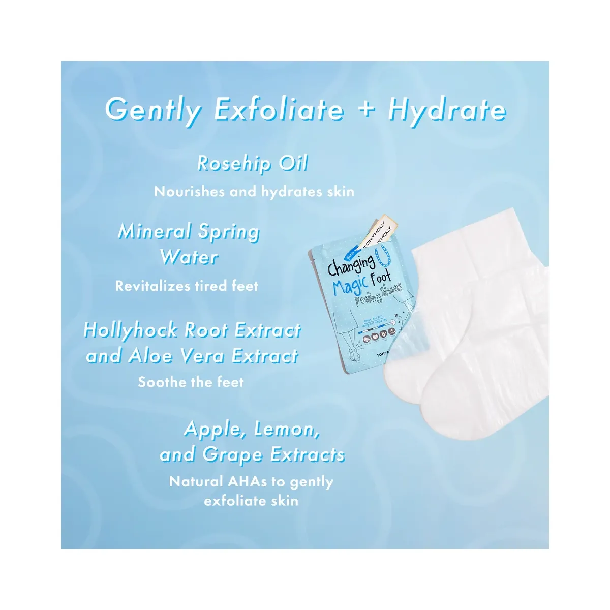 TONYMOLY Changing U Magic Foot Peeling Shoes