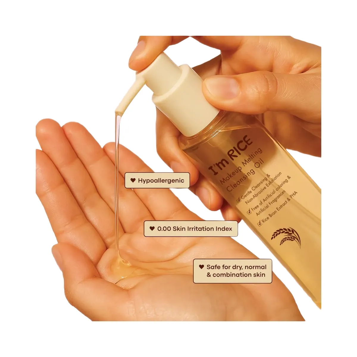 TONYMOLY I'm Rice Makeup Melting Cleansing Oil