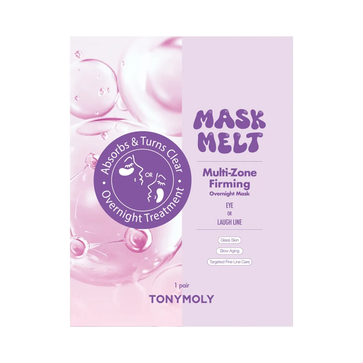 TONYMOLY Mask Melt Multi-Zone Eye + Laugh Line Mask