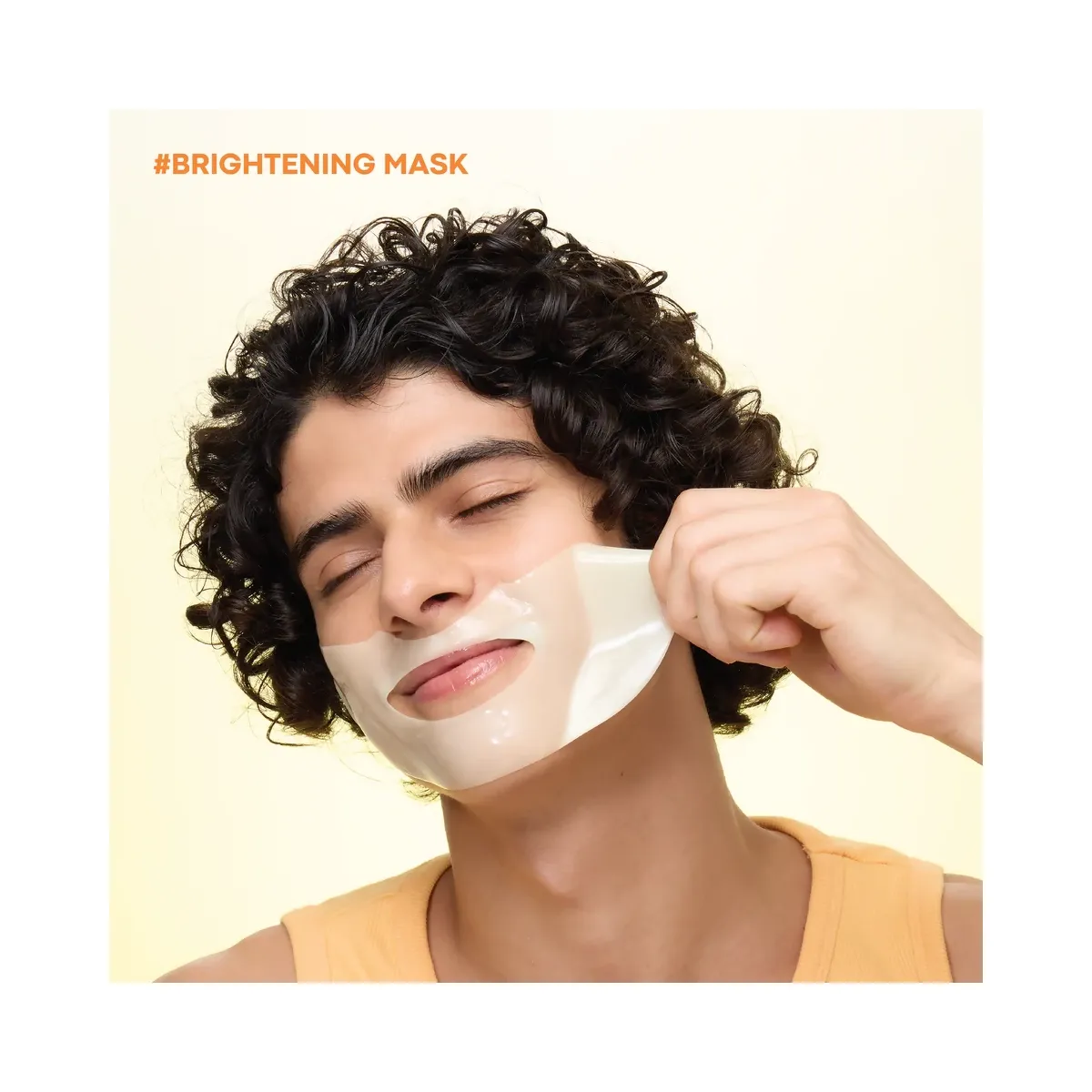 TONYMOLY Mask Melt Vitamin C + Rice Overnight Hydrogel Mask