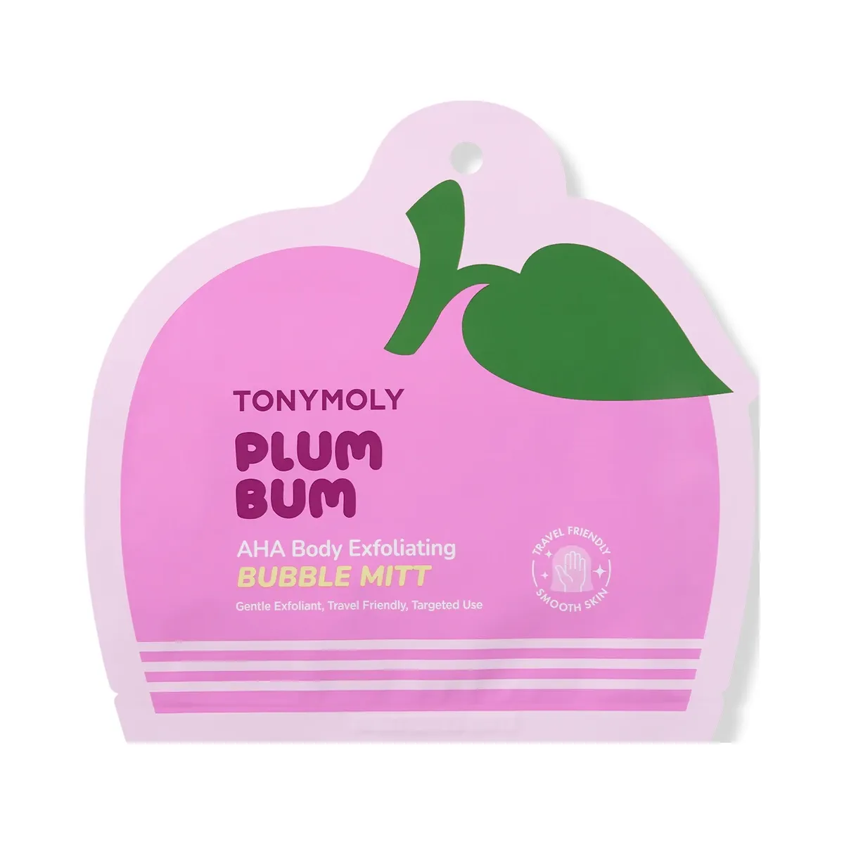TONYMOLY Plum Bum AHA Body Exfoliating Mitt