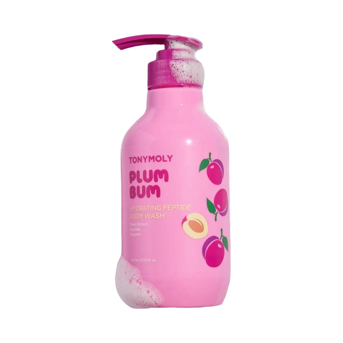 TONYMOLY Plum Bum Hydrating Peptide Body Wash