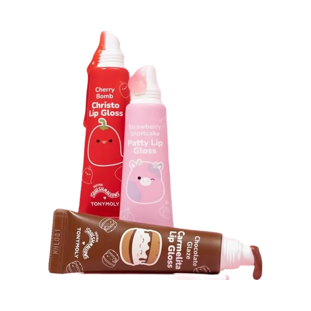 TONYMOLY Squishmallows Flavor-ite Friends Lip Gloss Trio