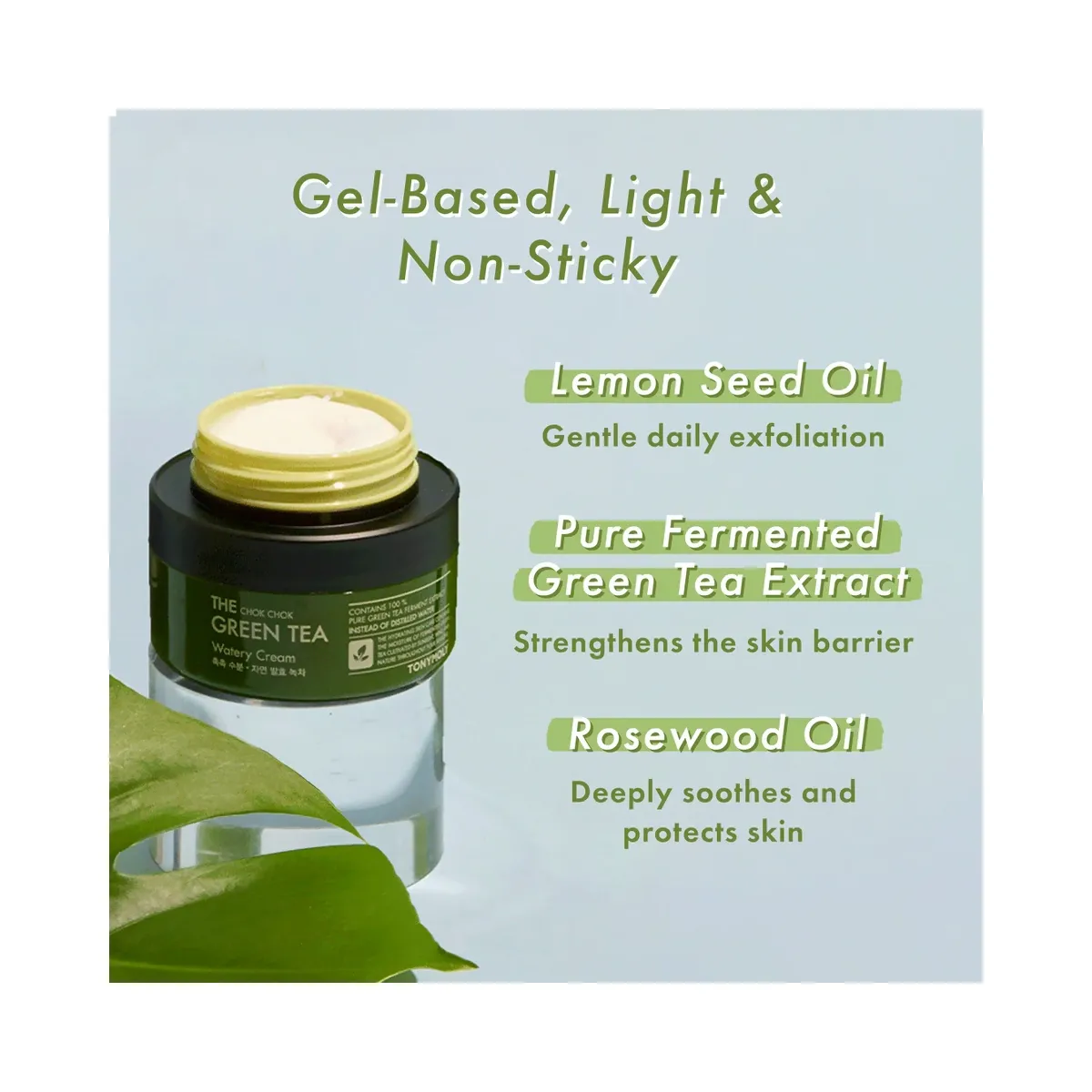 TONYMOLY The Chok Chok Green Tea Watery Cream