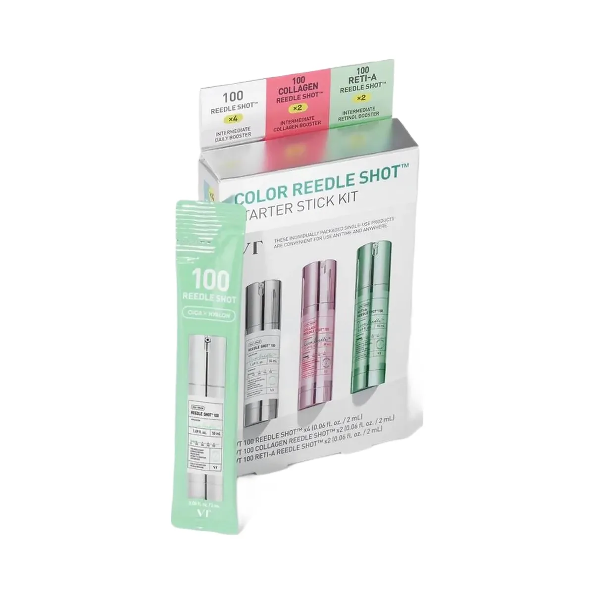 VT Cosmetics Color Reedle Shot Starter Stick Kit