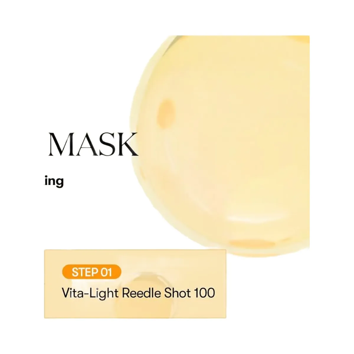 VT Cosmetics Vita-Light Reedle Shot 100 2-Step Hydrogel Mask